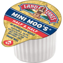 Dean Foods Mini Moo's Half & Half, .5 oz, 192/Carton (MMO100718)