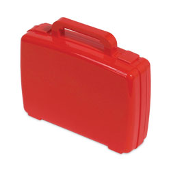 Deflecto Little Artist Antimicrobial Storage Case, Red