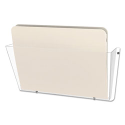 Deflecto Unbreakable DocuPocket Wall File, Letter, 14 1/2 x 3 x 6 1/2, Clear (DEF63201)