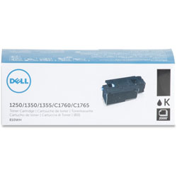 Dell 2000PG Original Toner Cartridge f/ 1250C/1350CNW/1355CN, Black