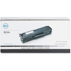 Dell Toner Cartridge, f/1160/1165, 1500 Page Yield, BK