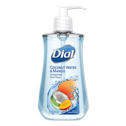 Dial Liquid Hand Soap, 7 1/2 oz Pump Bottle, Coconut Water and Mango