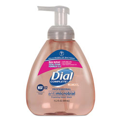 Dial Antimicrobial Foaming Hand Wash, Original Scent, 15.2oz, 4/Carton (DPR98606)