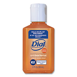 Dial Gold Antibacterial Liquid Hand Soap, Floral, 2 oz, 144/Carton