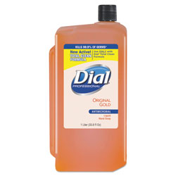 Dial Gold Antimicrobial Liquid Hand Soap, Floral, 1000 mL Refill, 8/Carton (84019DIAL)