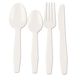 Dispoz-O GH1001 Biodegradable Enviroware Heavy-Weight Plastic Forks, Full Size