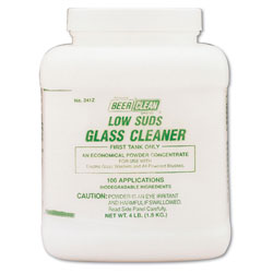Diversey Beer Clean Glass Cleaner, Unscented, Powder, 4 lb. Container (90241JD)