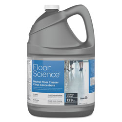 Diversey Floor Science Neutral Floor Cleaner Concentrate, Slight Scent, 1 gal, 4/Carton