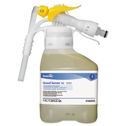 Diversey Good Sense Liquid Odor Counteractant, Fresh, 1.5 L RTD Bottle, 2/Carton (DVO93165353)