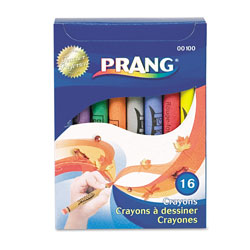 Prang Crayons Made with Soy, 16 Colors/Box