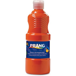 Prang Ready-to-Use Tempera Paint, Orange, 16 oz