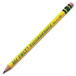 Dixon Ticonderoga No. 2 Pencil, HB Lead, Pre-Sharpened, 2/CD, YW
