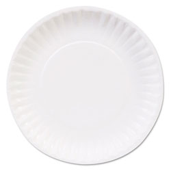 Dixie Clay Coated Paper Plates, 6 in, White, 100/Pack, 12 Packs/Carton