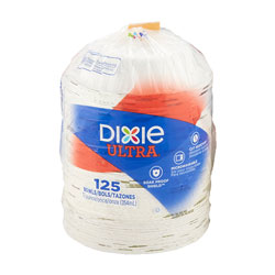 Dixie Pathways Heavyweight Paper Bowls, WiseSize, 12oz, 125/Pack (DXESXB12WSPK)