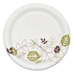 Dixie Pathways Soak Proof Shield Heavyweight Paper Plates, 5 7/8 in dia, 125/Pack
