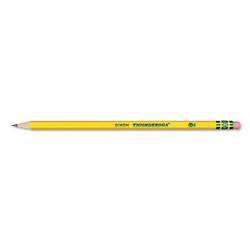 Dixon Ticonderoga Pencils, HB (#2), Black Lead, Yellow Barrel, 96/Pack