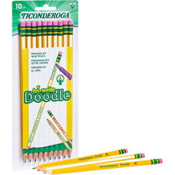 Dixon Doodle Pencils, Yellow Lead