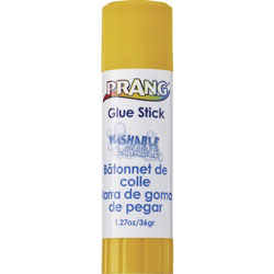 Prang Glue Sticks, 1.27 oz, Clear