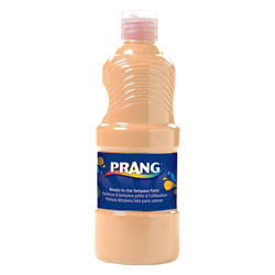 Prang Ready-to-Use Tempera Paint, Peach, 16 oz Dispenser-Cap Bottle