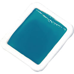 Prang Watercolor Refills,Half-Pan,Semi-Moist,12/Dz,Turquoise Be