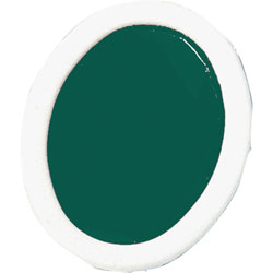 Prang Watercolor Refills,Oval-Pan,Semi-Moist,12/Dz,Blue Green