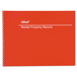 IDEAL Rental Property Record Book, 8 1/2 x 11, 60-Page Wirebound Book