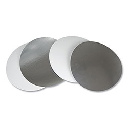 Durable Packaging Flat Board Lids for 8 in Round Containers, 500 /Carton