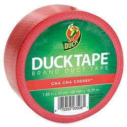 Duck® Tape, 1.88 in x 20 Yards, Red