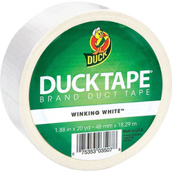 Duck® Tape, 1.88 in x 20 Yards, White