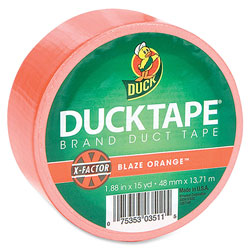 Duck® Tape, 1.88 in x 15 Yards, Neon Orange