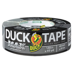 Duck® MAX Duct Tape, 3 in Core, 1.88 in x 45 yds, Silver