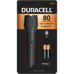 Duracell Rubber LED Flashlight - AAA - Rubber - Black