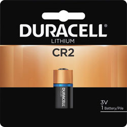 Duracell CopperTop Battery, For Digital Camera, CR2, 3 V DC, Lithium (Li), 24/Carton