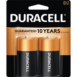Duracell D Size Alkaline Battery - For Multipurpose - D - 2 / Pack