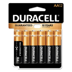 Duracell CopperTop Alkaline AA Batteries, 12/Pack