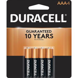 Duracell CopperTop Alkaline AAA Batteries, 216/Carton