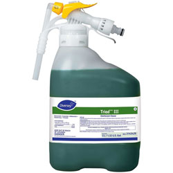 Diversey Triad III Disinfectant Cleaner, Concentrate Liquid, 169 fl oz (5.3 quart), Minty Scent, Green
