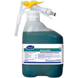 Diversey Quaternary Disinfectant Cleaner, Ready-To-Use Spray, 169 fl oz (5.3 quart), Fresh Scent, Blue/Green