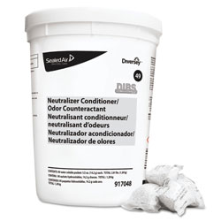 Diversey Floor Conditioner/Odor Counteractant, Powder, 1/2oz Packet, 90/Tub, 2/Carton