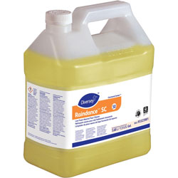 Diversey Raindance Neutral Floor Cleaner #50, Concentrate Liquid, 192 fl oz (6 quart), Floral Scent, 2/Carton, Yellow