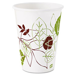 Dixie Pathways Paper Hot Cups, 12oz, 25/Pack