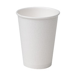 Dixie Perfectouch® 8Oz Insulated Paper Hot Coffee Cups By Gp Pro (Georgia-Pacific), Fit Small Lids, White, 1,000 Cups Per Case