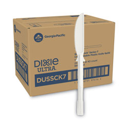 Dixie SmartStock Tri-Tower Dispensing System Cutlery, Knife, Natural, 40/Pack, 24 Packs/Carton