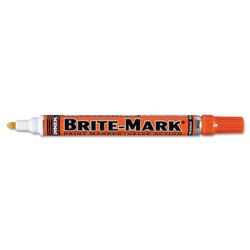 Dykem BRITE-MARK Layout Marking Pen, Medium Point, Orange