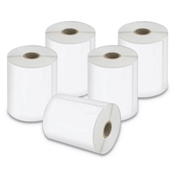 Dymo LW Extra-Large Shipping Labels, 4 in x 6 in, White, 220/Roll, 5 Rolls/Pack