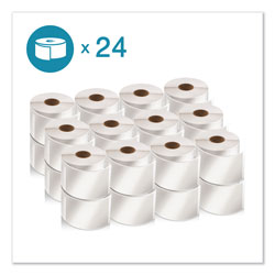 Dymo LW Shipping Labels, 2.13 in x 4 in, White, 220/Roll, 24 Rolls/Pack
