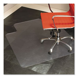 E.S. Robbins Multi-Task Series Chair Mat for Hard Floors, Heavier Use, 45 x 53, Clear
