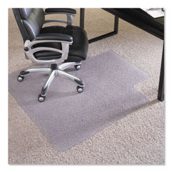 E.S. Robbins Performance Series AnchorBar Chair Mat for Carpet up to 1 in, 45 x 53, Clear