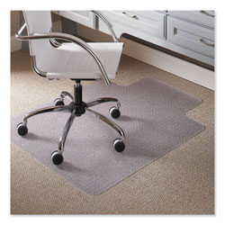E.S. Robbins Task Series Chair Mat with AnchorBar for Carpet up to 0.25", 36 x 48, Clear (ESR120023)