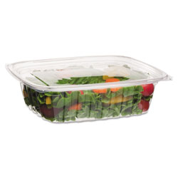 Eco-Products Renewable and Compostable Rectangular Deli Containers, 48 oz, 50/Pack, 4 Packs/Carton